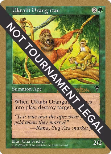 Uktabi Orangutan - 1997 Svend Geertsen (VIS), World Championship Decks — Magic card price