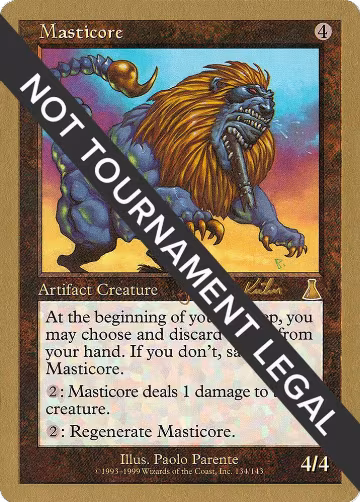Masticore - 2000 Janosch Kuhn (UDS), World Championship Decks — Magic card price