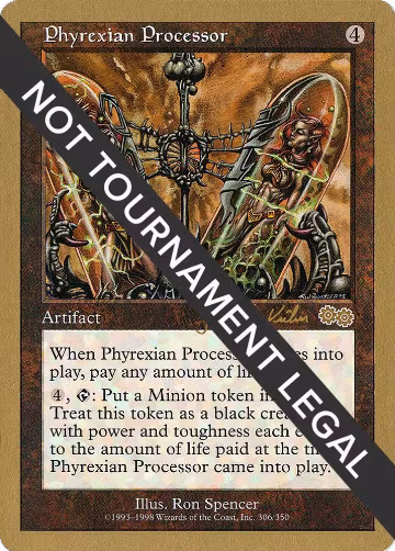 Phyrexian Processor - 2000 Janosch Kuhn (USG), World Championship Decks — Magic card price