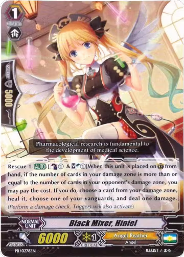 Black Mixer, Hiniel (PR/0278EN), Promo Cards — Vanguard card price