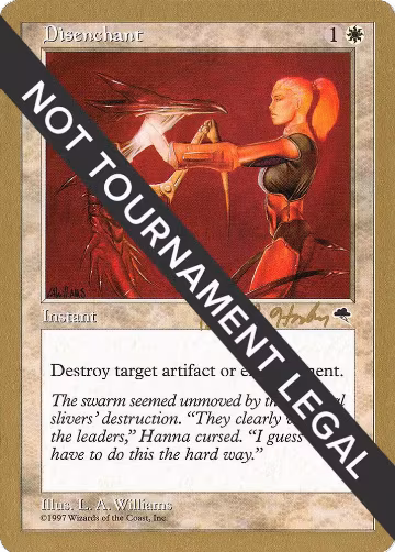 Disenchant - 1998 Brian Hacker (TMP), World Championship Decks — Magic card price