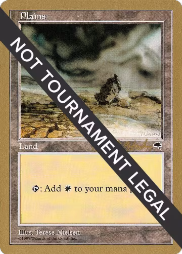 Plains (Rocks) - 1998 Brian Hacker (TMP), World Championship Decks — Magic card price