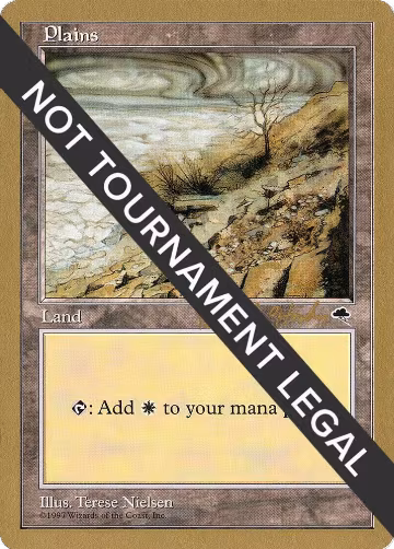 Plains (Dead Tree) - 1998 Brian Hacker (TMP), World Championship Decks — Magic card price