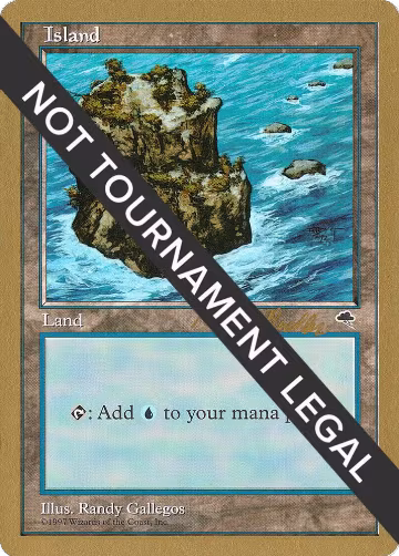 Island (Rocky Path) - 1998 Randy Buehler (TMP), World Championship Decks — Magic card price
