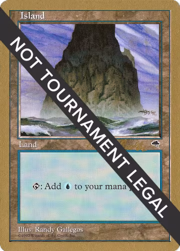 Island (Spire) - 1998 Randy Buehler (TMP), World Championship Decks — Magic card price