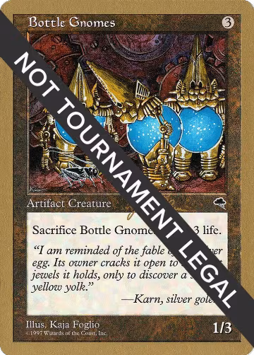 Bottle Gnomes - 1999 Jakub Slemr (TMP), World Championship Decks — Magic card price