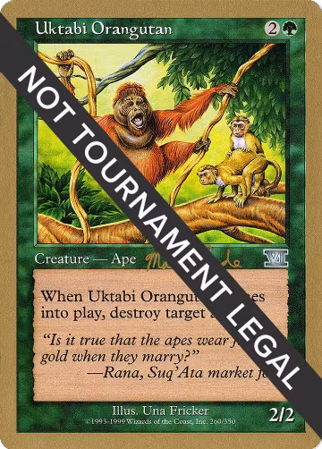 Uktabi Orangutan - 1999 Matt Linde (6ED), World Championship Decks — Magic card price