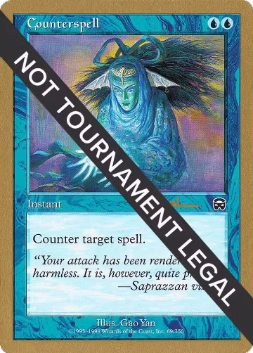 Counterspell - 2001 Antoine Ruel (MMQ), World Championship Decks — Magic card price