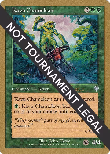 Kavu Chameleon - 2001 Jan Tomcani (INV) (SB), World Championship Decks — Magic card price