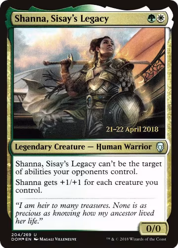 Shanna, Sisay's Legacy (204), Prerelease Cards — Magic card price