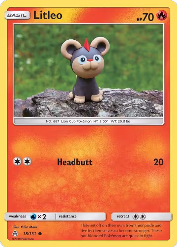 Litleo (18/131), SM - Forbidden Light — Pokémon card price