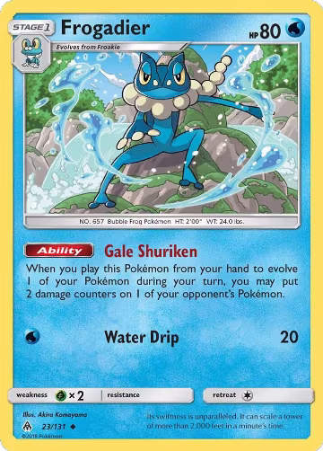 Frogadier (23/131), SM - Forbidden Light — Pokémon card price