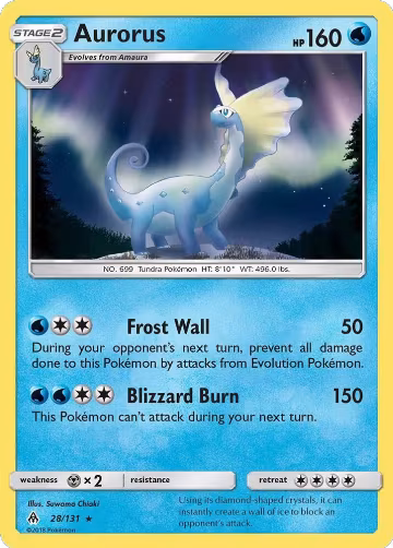 Aurorus (28/131), SM - Forbidden Light — Pokémon card price