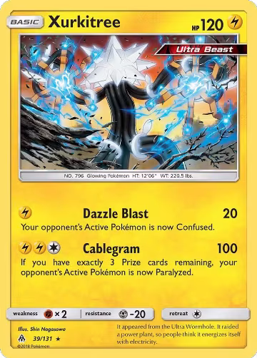 Xurkitree (39/131), SM - Forbidden Light — Pokémon card price