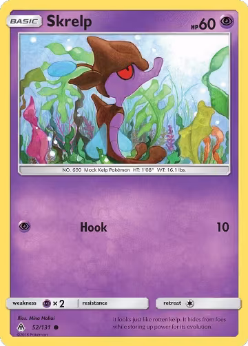 Skrelp (52/131), SM - Forbidden Light — Pokémon card price