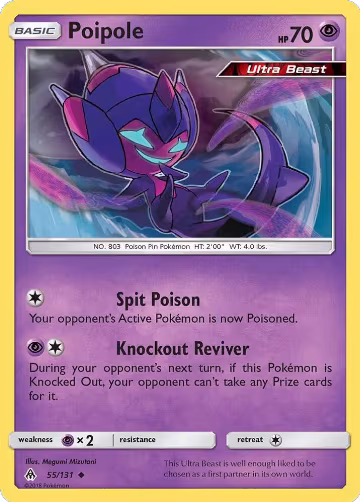 Poipole (55/131), SM - Forbidden Light — Pokémon card price