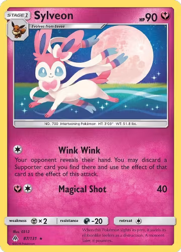 Sylveon (87/131), SM - Forbidden Light — Pokémon card price