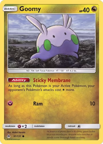 Goomy (91) (91/131), SM - Forbidden Light — Pokémon card price