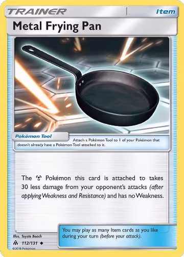 Metal Frying Pan (112/131), SM - Forbidden Light — Pokémon card price
