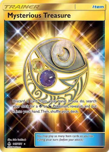 Mysterious Treasure (Secret) (145/131), SM - Forbidden Light — Pokémon card price