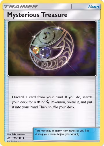 Mysterious Treasure (113/131), SM - Forbidden Light — Pokémon card price