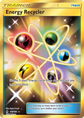 Energy Recycler (Secret) (143/131), SM - Forbidden Light — Pokémon card price
