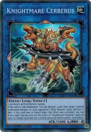 Knightmare Cerberus (FLOD-EN045), Flames of Destruction — Yu-Gi-Oh! card price