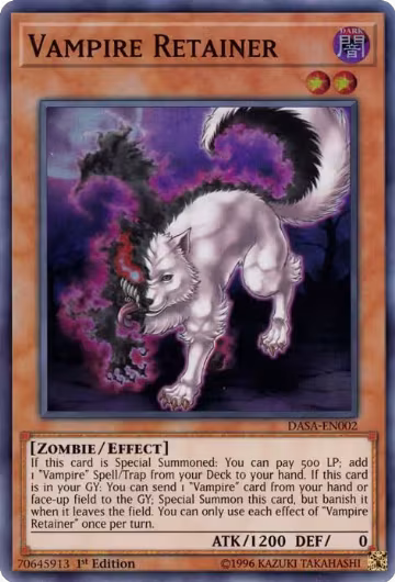 Vampire Retainer (DASA-EN002), Dark Saviors — Yu-Gi-Oh! card price