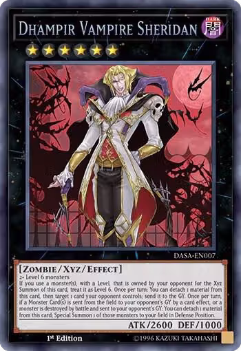 Dhampir Vampire Sheridan (DASA-EN007), Dark Saviors — Yu-Gi-Oh! card price
