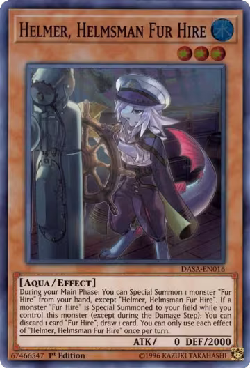 Helmer, Helmsman Fur Hire (DASA-EN016), Dark Saviors — Yu-Gi-Oh! card price