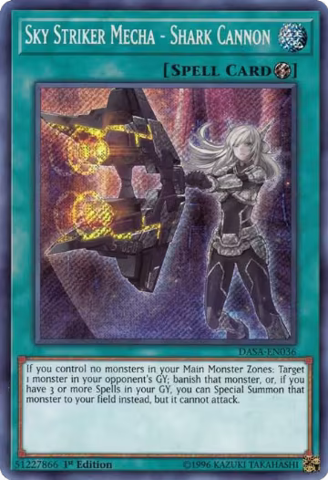 Sky Striker Mecha - Shark Cannon (DASA-EN036), Dark Saviors — Yu-Gi-Oh! card price