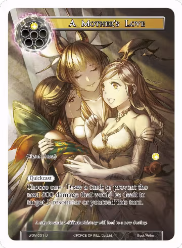 A Mother's Love (Full Art) (WOM-001) — card price