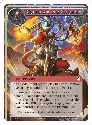 Ground and Air Supremacy (WOM-029), Winds of the Ominous Moon — Force of Will card price