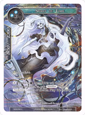 Spirit of Time (Full Art) (WOM-052), Winds of the Ominous Moon — Force of Will card price