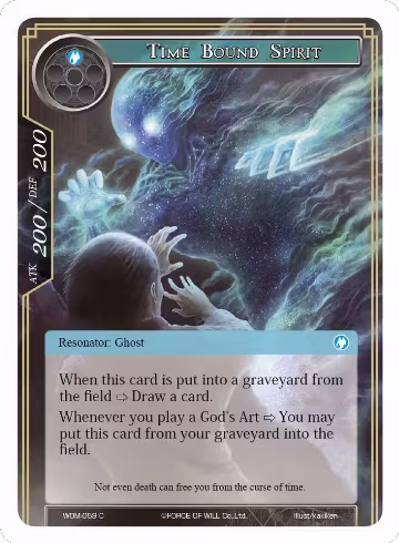 Time Bound Spirit (WOM-059), Winds of the Ominous Moon — Force of Will card price