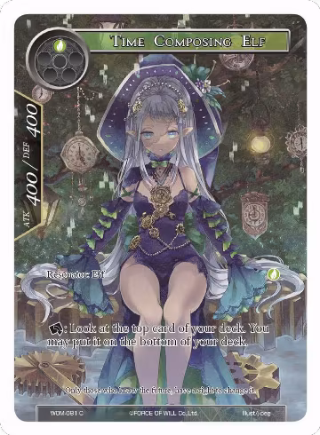 Time Composing Elf (Full Art) (WOM-081), Winds of the Ominous Moon — Force of Will card price