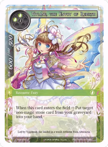 Viviane, the Envoy of Rebirth (WOM-082), Winds of the Ominous Moon — Force of Will card price