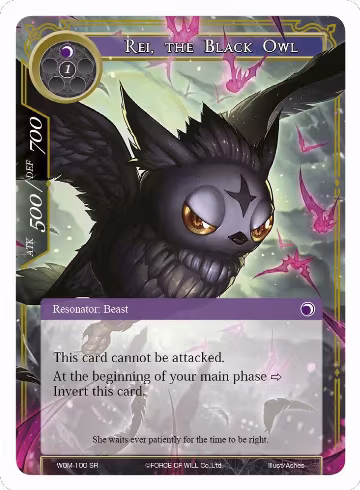Rei, the Black Owl // Zero (WOM-100), Winds of the Ominous Moon — Force of Will card price