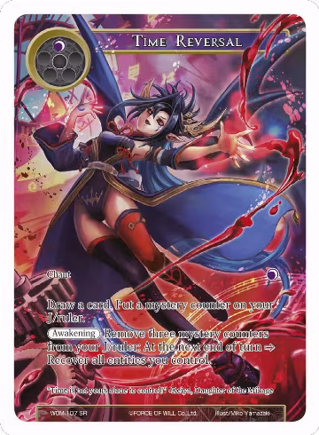 Time Reversal (Full Art) (WOM-107), Winds of the Ominous Moon — Force of Will card price
