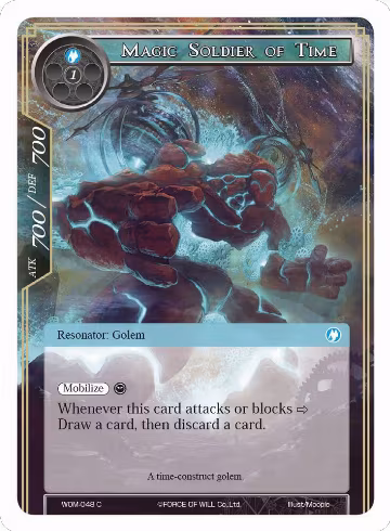Magic Soldier of Time (WOM-048), Winds of the Ominous Moon — Force of Will card price