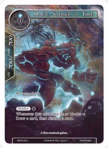 Magic Soldier of Time (Full Art) (WOM-048), Winds of the Ominous Moon — Force of Will card price