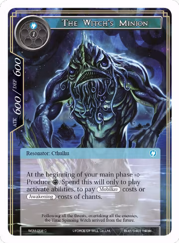 The Witch's Minion (WOM-058), Winds of the Ominous Moon — Force of Will card price