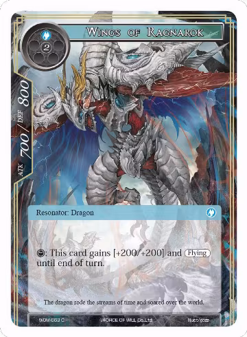 Wings of Ragnarok (WOM-063), Winds of the Ominous Moon — Force of Will card price