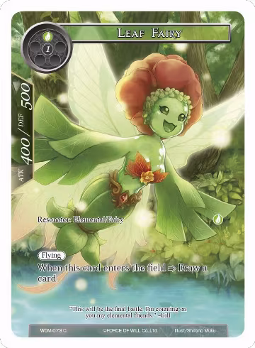 Leaf Fairy (Full Art) (WOM-073), Winds of the Ominous Moon — Force of Will card price