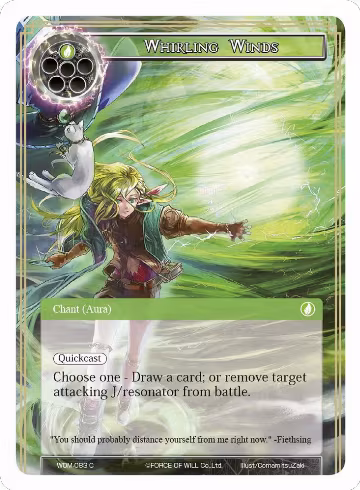 Whirling Winds (WOM-083), Winds of the Ominous Moon — Force of Will card price