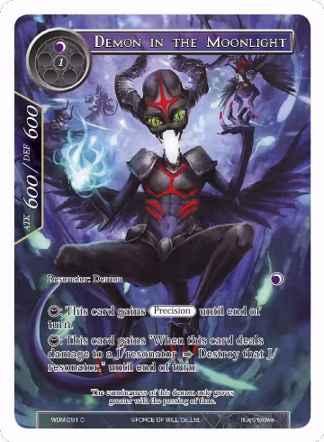 Demon in the Moonlight (Full Art) (WOM-091), Winds of the Ominous Moon — Force of Will card price