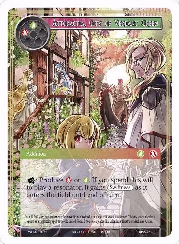 Attoractia, City of Verdant Green (WOM-110), Winds of the Ominous Moon — Force of Will card price