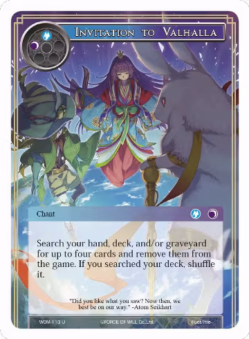 Invitation to Valhalla (WOM-113), Winds of the Ominous Moon — Force of Will card price