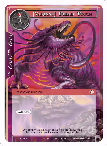 [Variant] Dread Touch (WOM-122), Winds of the Ominous Moon — Force of Will card price