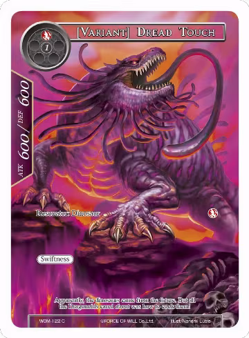 [Variant] Dread Touch (Full Art) (WOM-122), Winds of the Ominous Moon — Force of Will card price